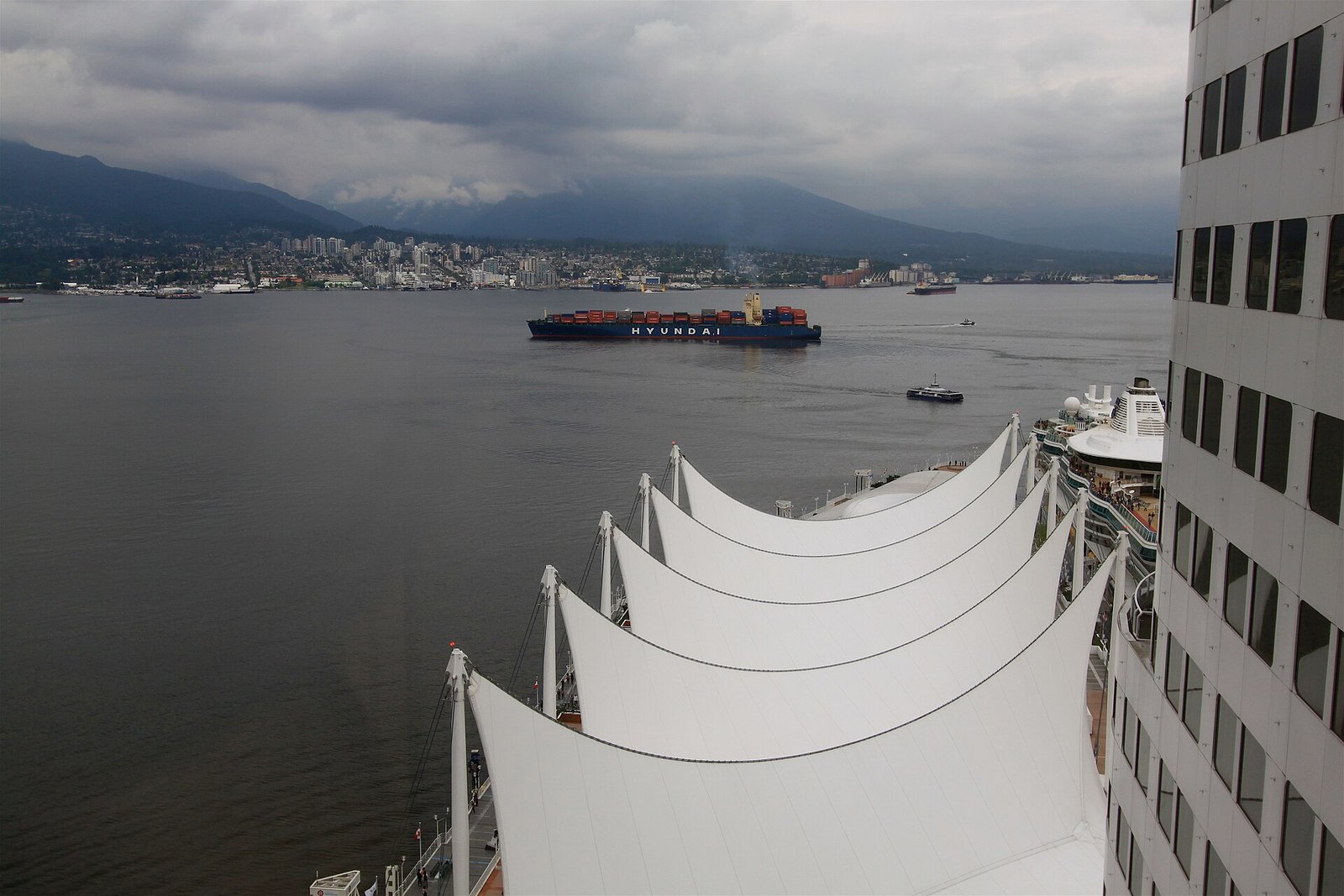Canada Place cruise terminal on Vancouver waterfront